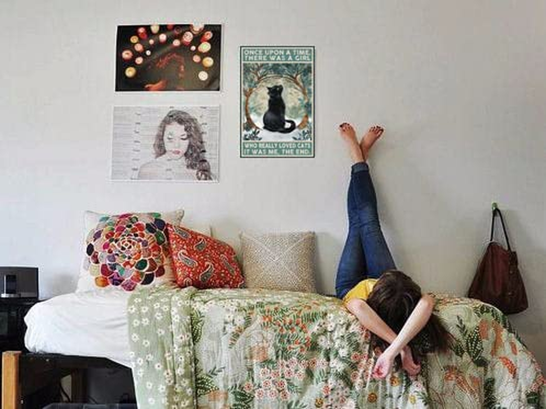 Bestylez Funny Black Cat Signs Cat Pictures Cat Poster Wall Decor, Cat Lover Gifts for Women Girl - Once upon a Time There Was a Girl Who Really Loved Cats, 8 X 12 Inch (513) image number 6