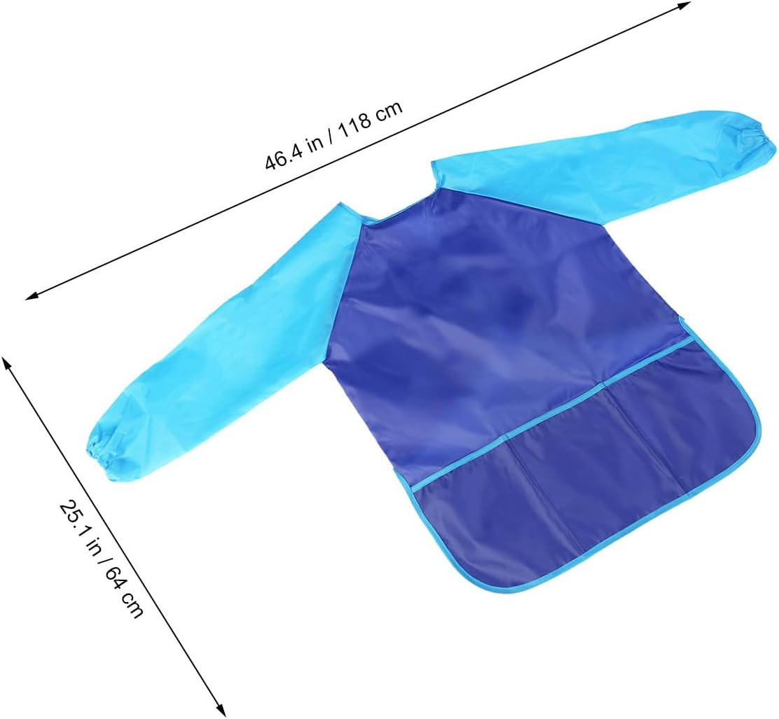 Garneck Painting Shirt Art Smock for and - Long Sleeve Paint Shirt for Ages 7-12 Ideal for Creative Activities and Durable and Easy to Clean Paint Smock image number 4