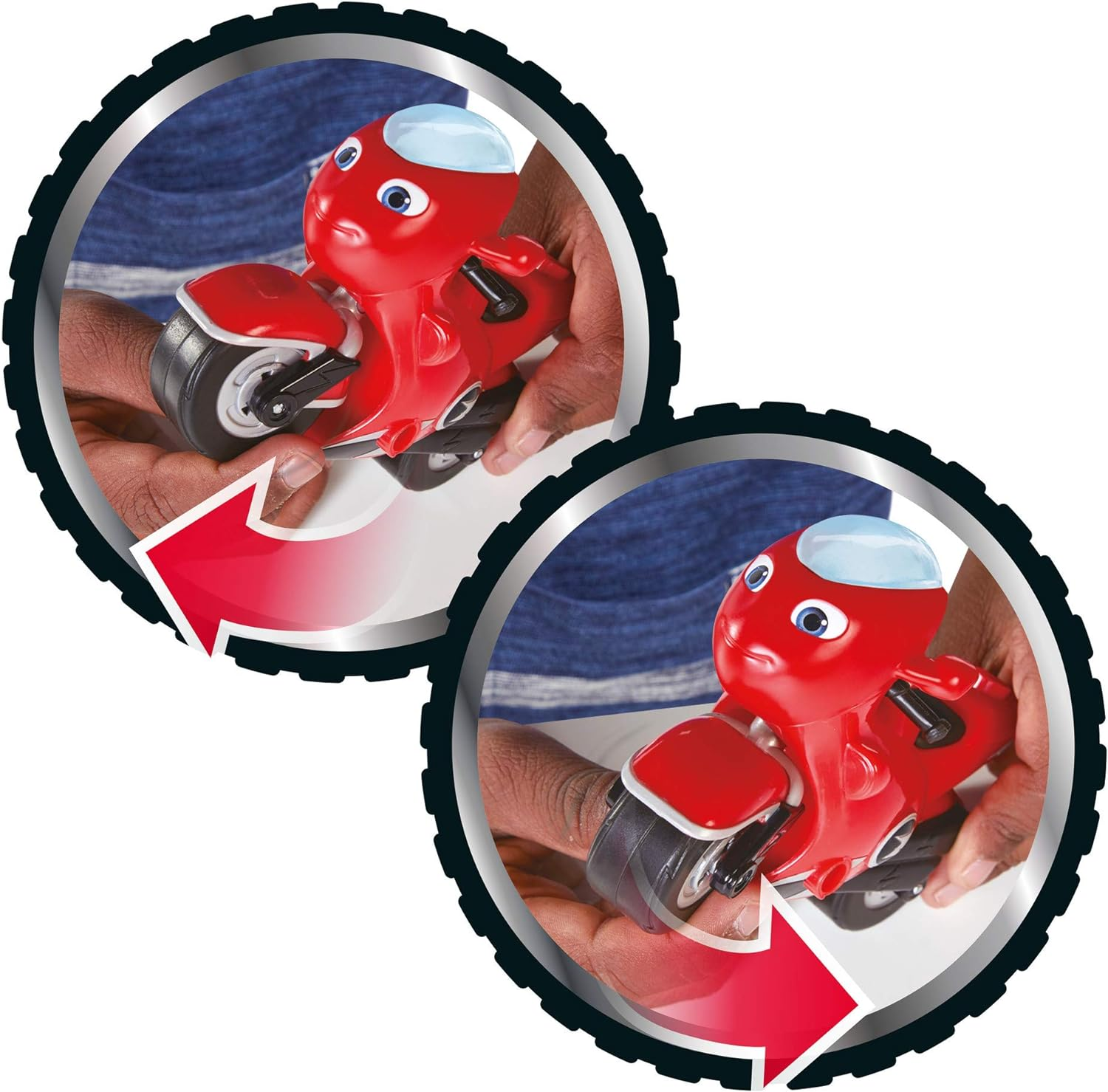 Ricky Zoom Hank & the Bike Buddies Motorcycle Toys (Set of 3), Multi image number 4