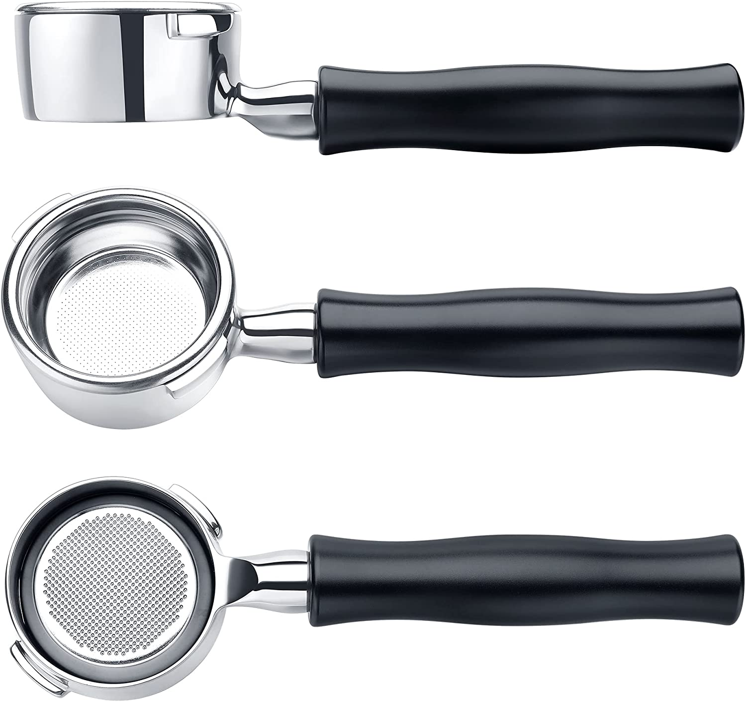 Normcore 58Mm Bottomless Portafilter | Bottomless Naked Portafilter | Filter Basket Included | Fits Breville Dual Boiler Espresso Machine BES900XL, BES920XL, BES980XL, BES990BSS