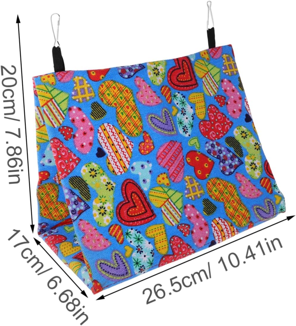 BUGUUYO Breathable Hanging Bird Bed for Parrots Large Comfortable Soft Parakeet Sleeping Hammock Tent Durable Wear Resistant Fabric Cage Nest for Cockatiels Budgies image number 1