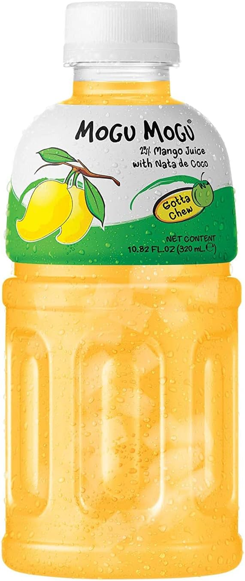 Mogu Mogu Mango Drink W/Nata De Coco 320Ml 6Pack image number 4