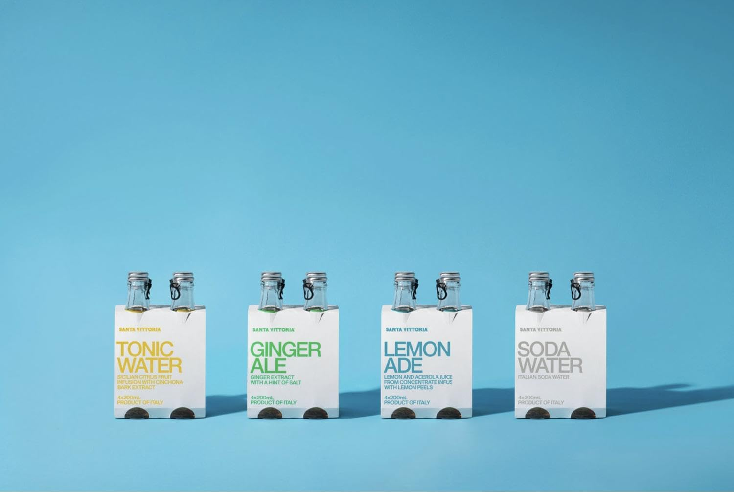 Santa Vittoria Italian Ginger Ale, 24 X 200Ml. Premium Alcoholic Mixer for Spirits. Bottled in Italy, Served in Leading Restaurants. image number 3