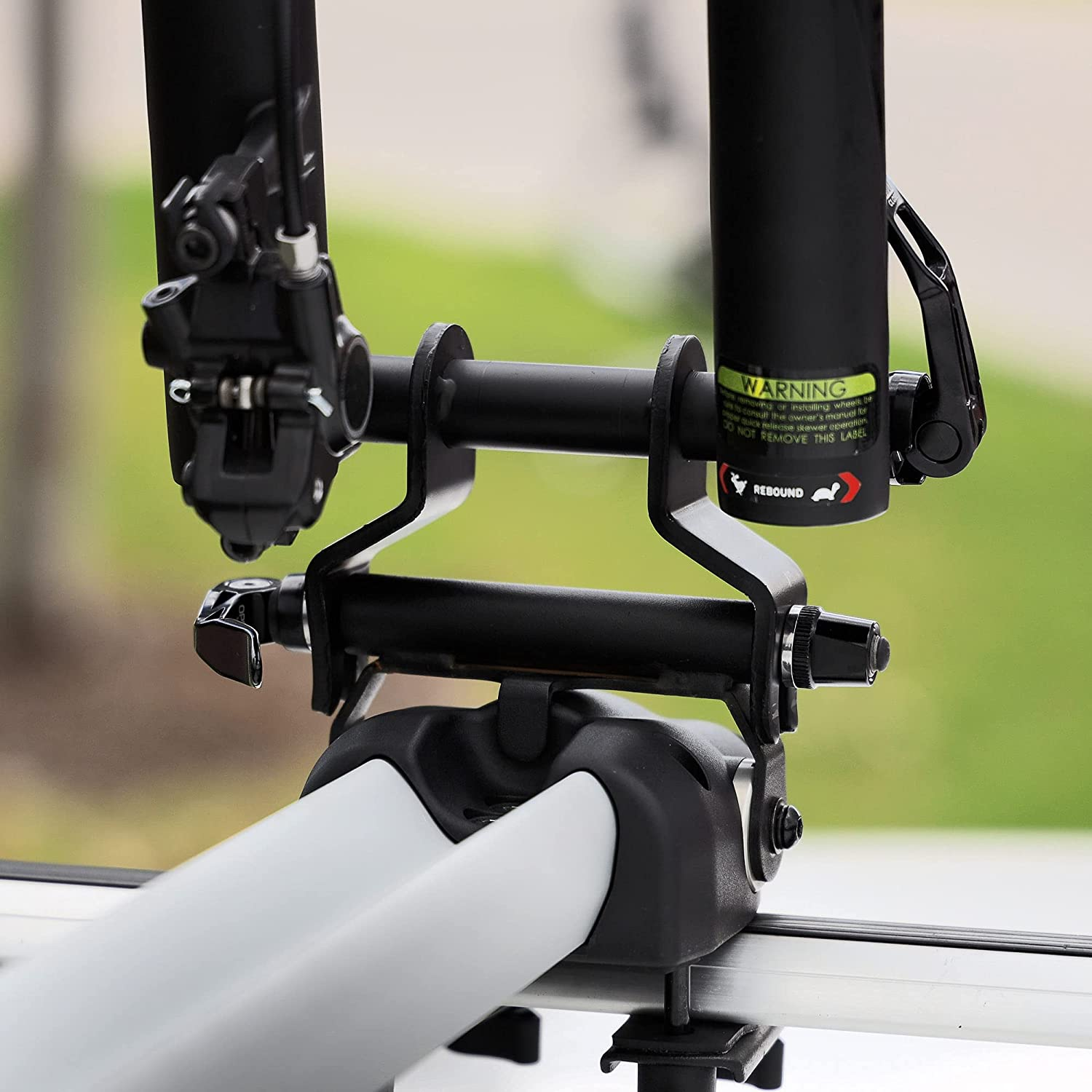 BIKEHAND Thru Axle Fork Mount Rack Adapter - Bike Bicycle Carrier Rack Car Roof Truck Bed Storage image number 2