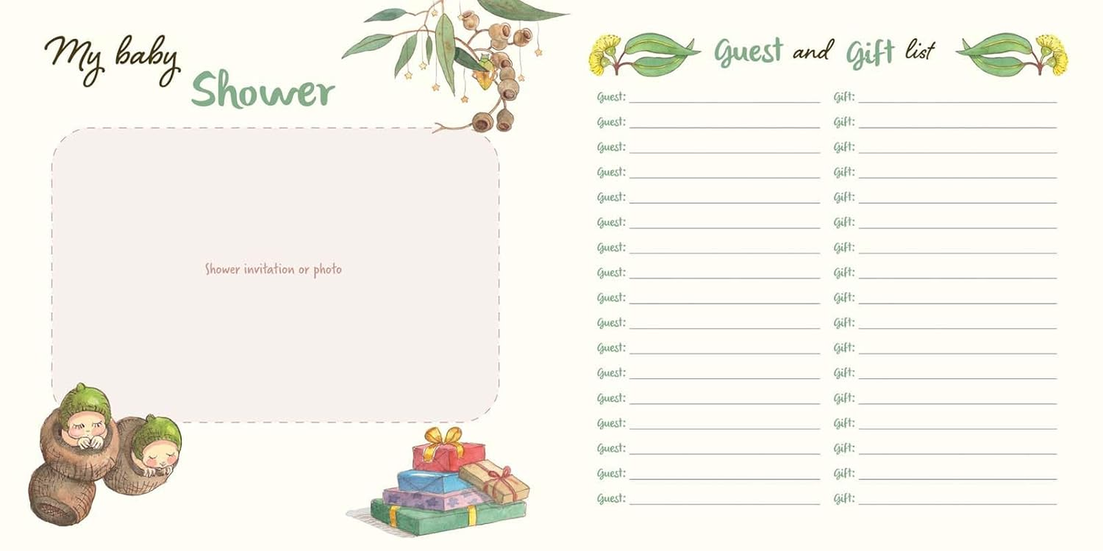 Baby Book: My First 3 Years (May Gibbs) image number 2