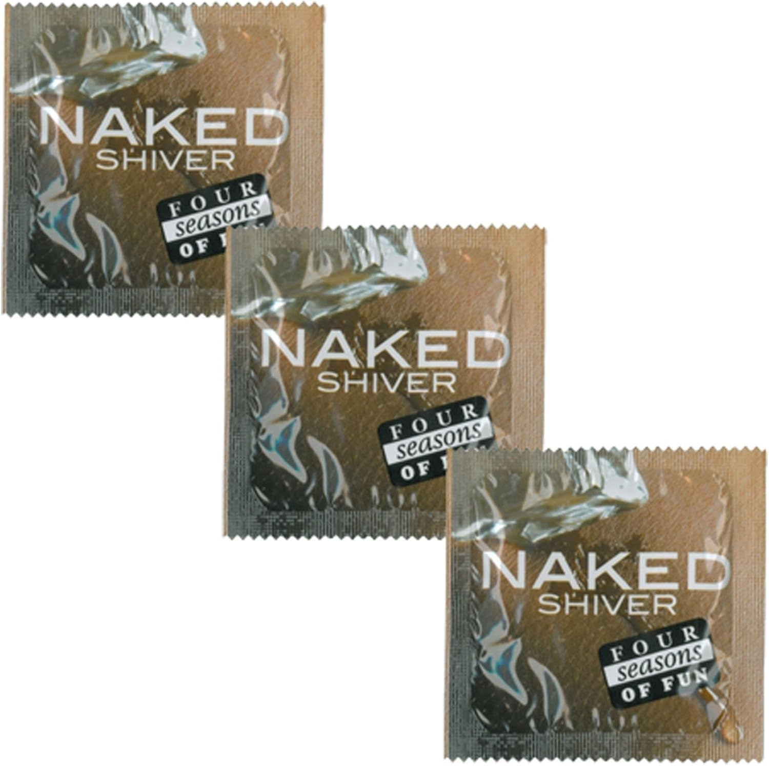Four Seasons Naked Shiver Condoms, 12 Pack, Ultra-Thin, 54Mm Nominal Width, Lubricated, Menthol Effect image number 2
