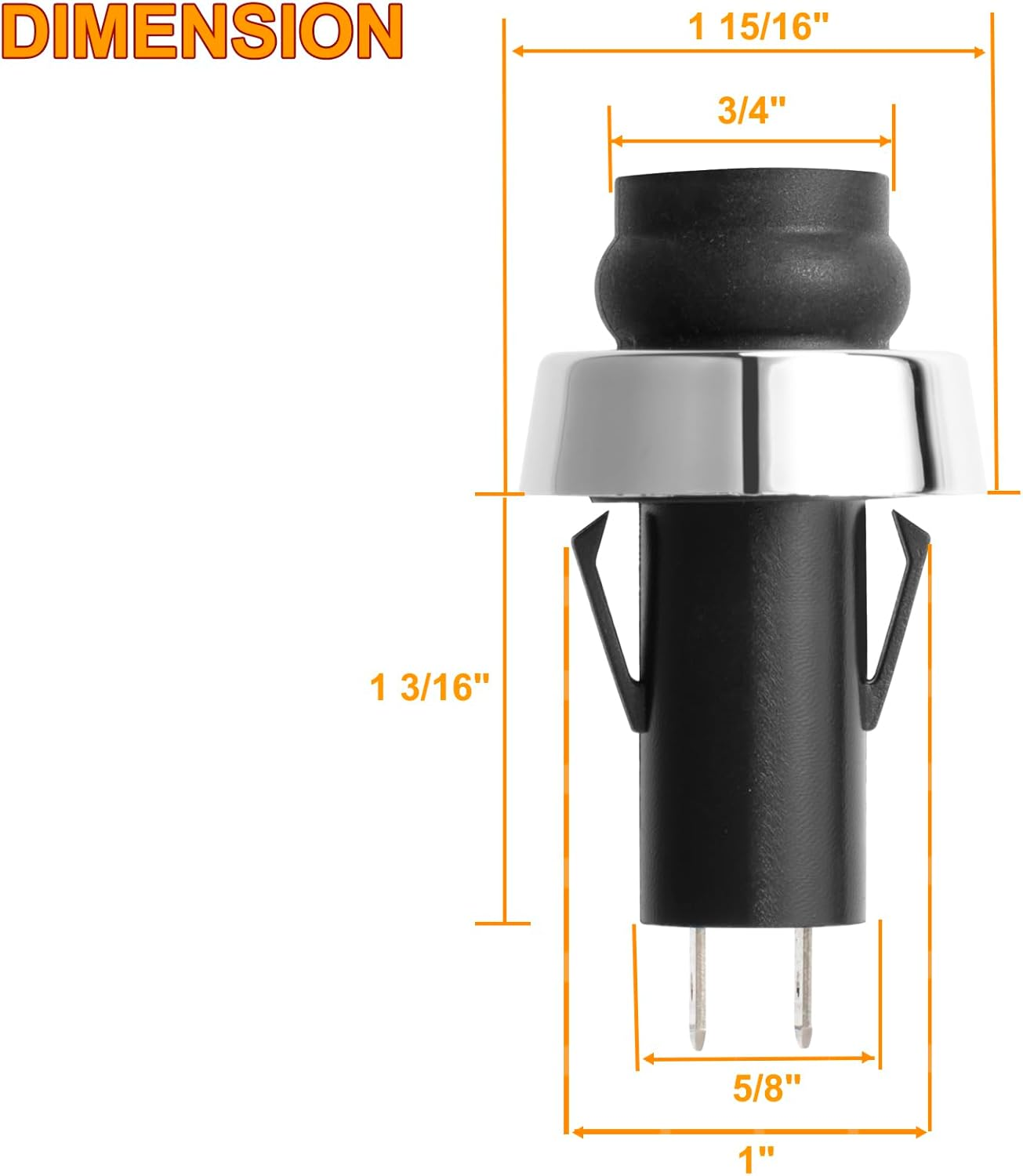 66220 Igniter Button Switch for Weber GS4 Genesis II & Spirit 2 Grill Ignitor Replacement Parts, for Weber Spirit II E310 E210 S210 S310 Parts, Igniter for Weber Genesis Grill GS4 Igniter Replacement image number 4