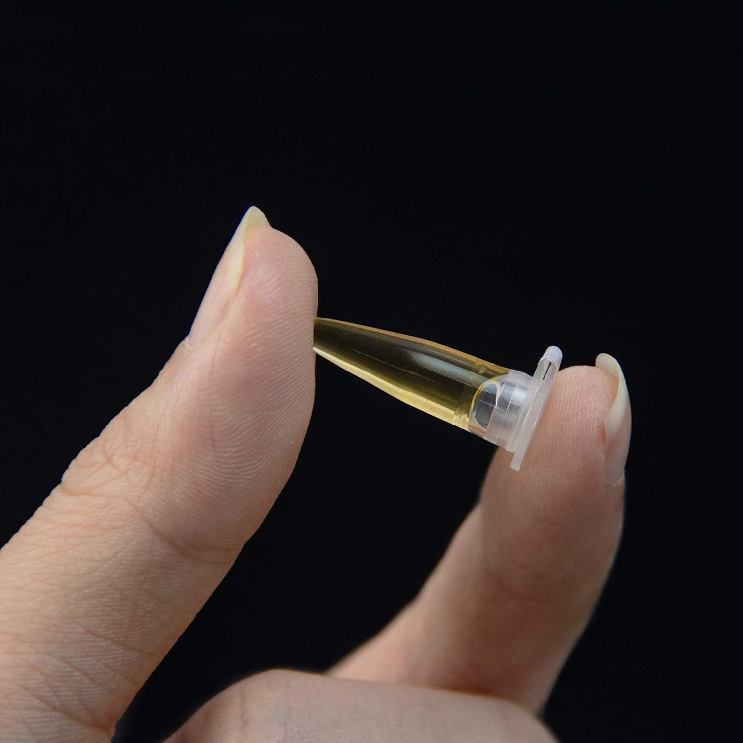 AUEAR, 1000 Pack 0.2Ml Microcentrifuge Tube with Lids Plastic Sample Small Bottle Container Test Vials Micro Centrifuge Tube Clear image number 2