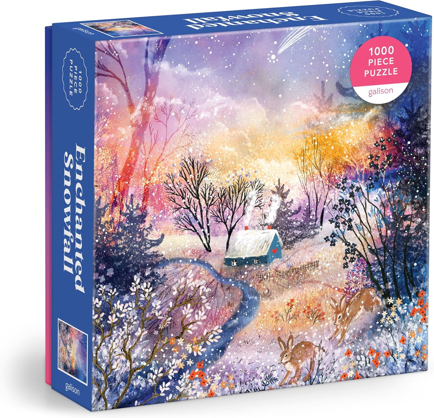 Galison 9780735382558 Enchanted Snowfall Puzzle (1000-Pieces) image number 4