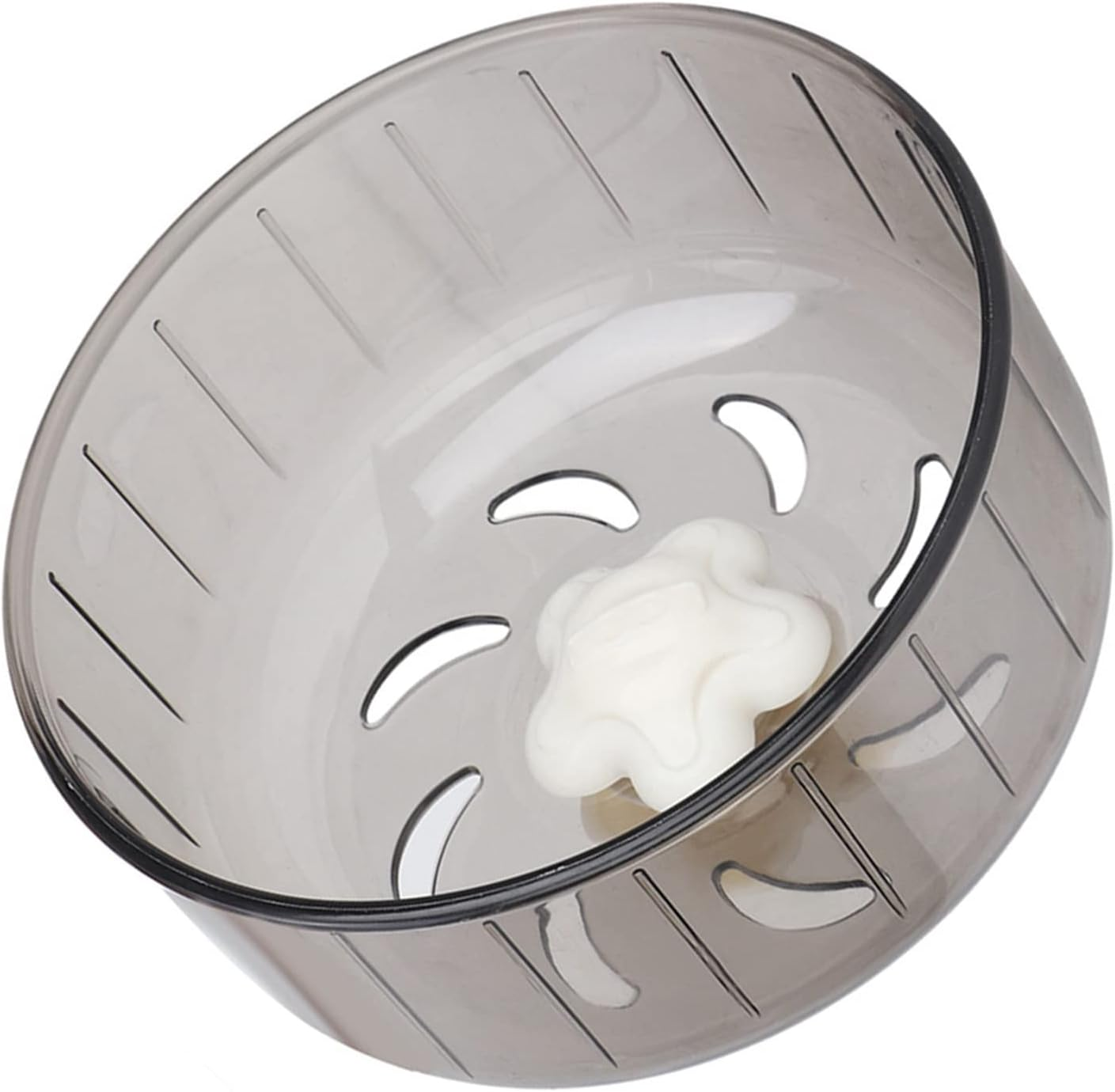 Cute Little Pet Exercise Wheel, Adjustable Bracket Silent Rotating Acrylic Exercise Jogging Suitable for Gerbils Guinea Pigs Hamsters 13 Cm image number 3