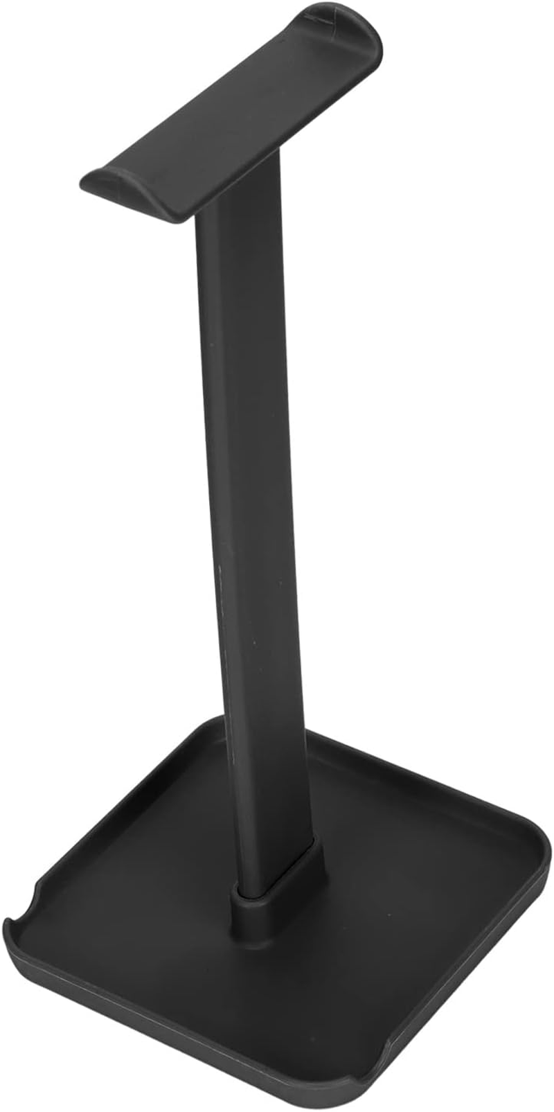 Headset Stand, Premium ABS Headphone Holder Bright Colour Safe Stable for Office for Desk for Home(Black)