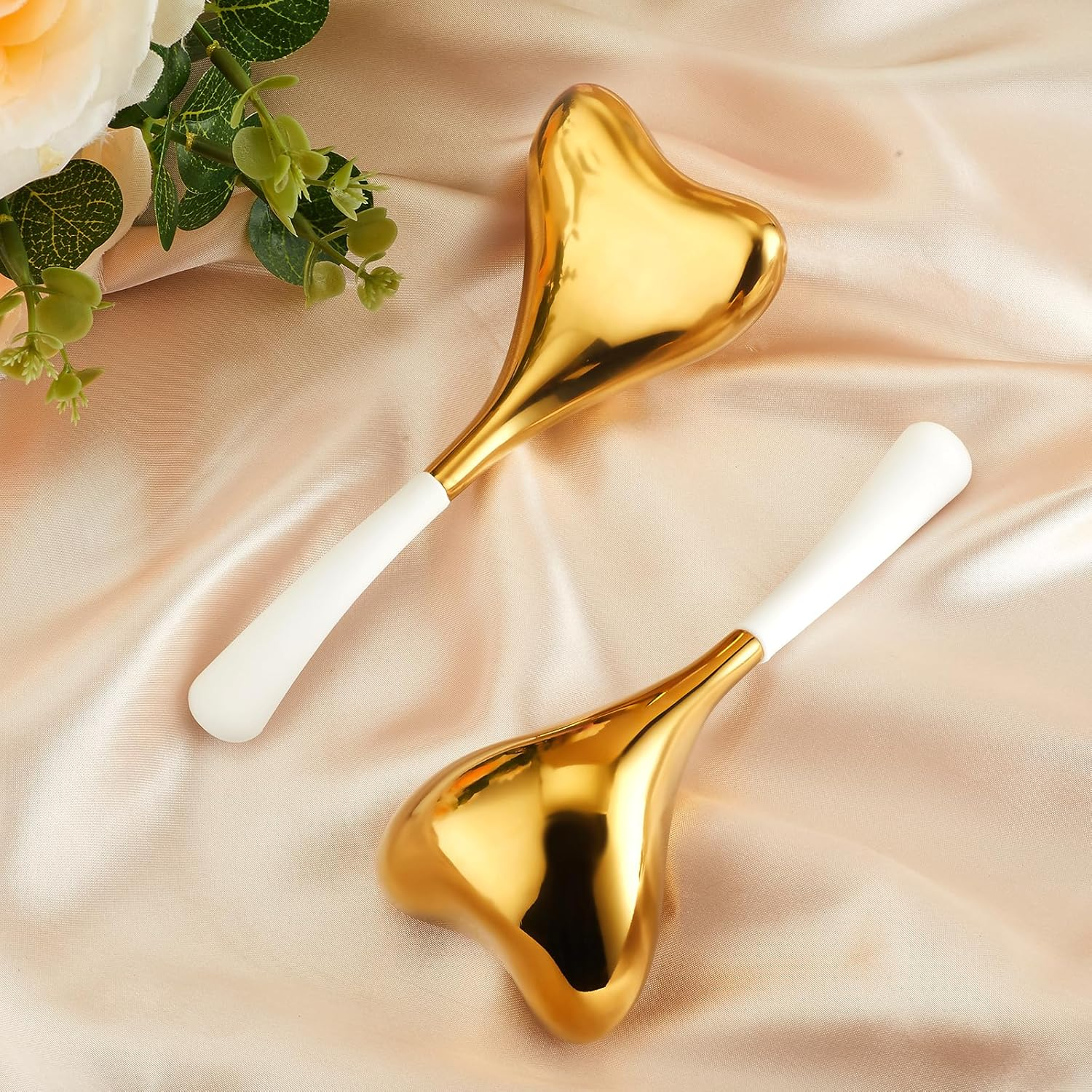 Running Man Ice Globes -Facial Skin Care Tools for Women, Cryo Sticks -Unbreakable Stainless Steel and Special Design, Esthetician Supplies Cooling Spa Globes - Silver image number 2