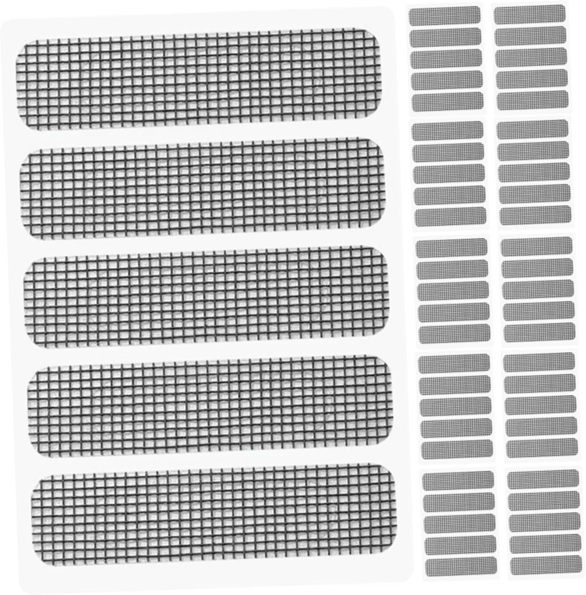 25 Sheets Screen Repair Patch Tape Self Adhesive Mesh Screen Door Repair Kit for Windows Rips and Tears Durable and Easy to Use for Home and Camping image number 6