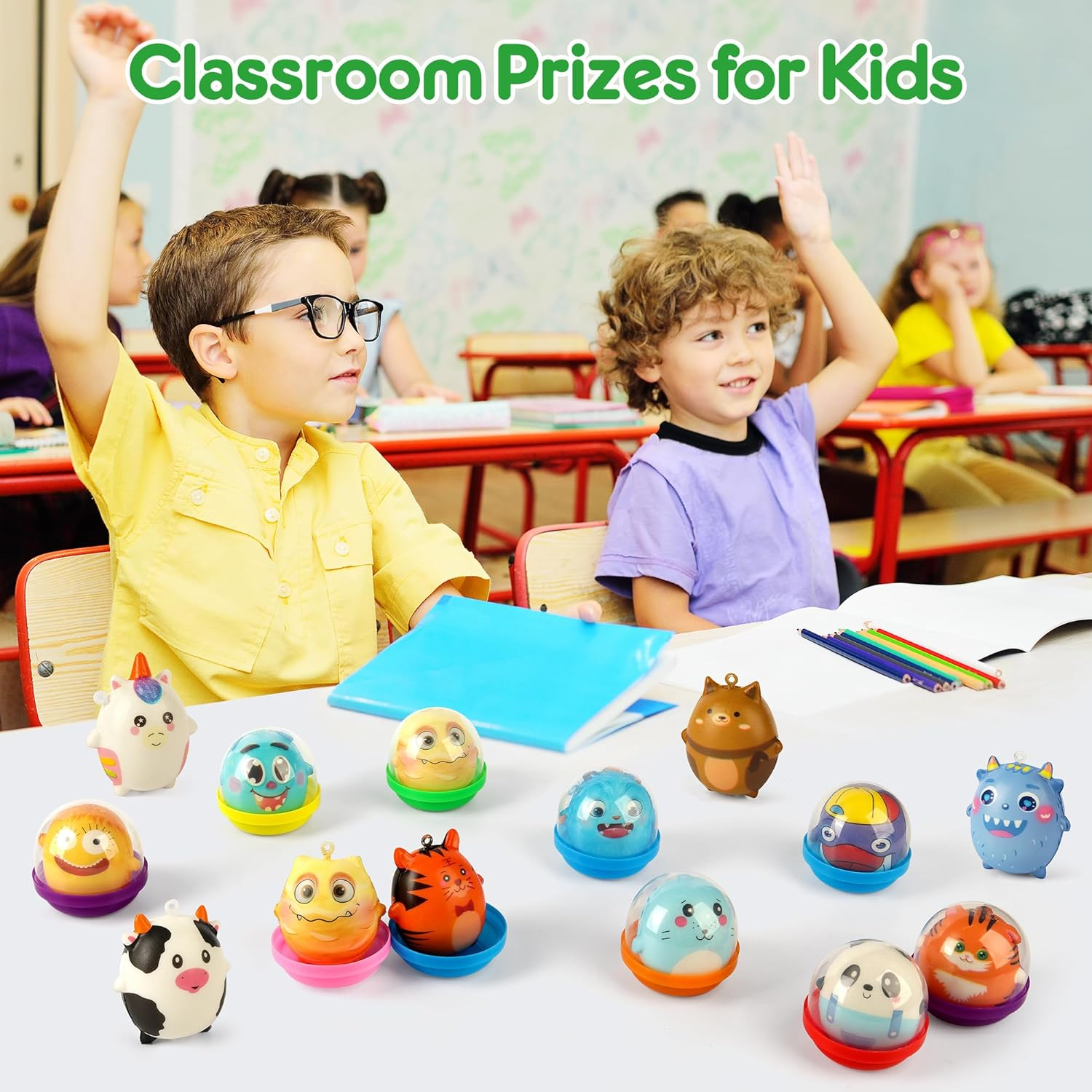 Mocoosy 22 Pack Squishies for Kids Party Favors Bulk, Slow Rising Squeeze Toys for Easter Basket Stuffers, Claw Machine Prizes, Egg Fillers, Pinata Stuffers, Classroom Prizes, Treasure Box Rewards