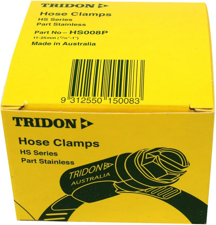 Tridon HS008P Hose Clamp (Box of 10), 13-25 Mm Size image number 2