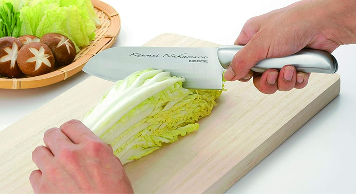 Kakusee NKS-02 Kitchen Knife Set, Stainless Steel Utility Knife, 11.0 X 1.8 X 0.9 Inches (28.0 X 4.6 X 2.2 Cm), Petty Knife, 9.3 X 0.9 X 0.8 Inches (23.6 X 2.4 X 2 Cm), Takaaki Nakamura, Stainless image number 1