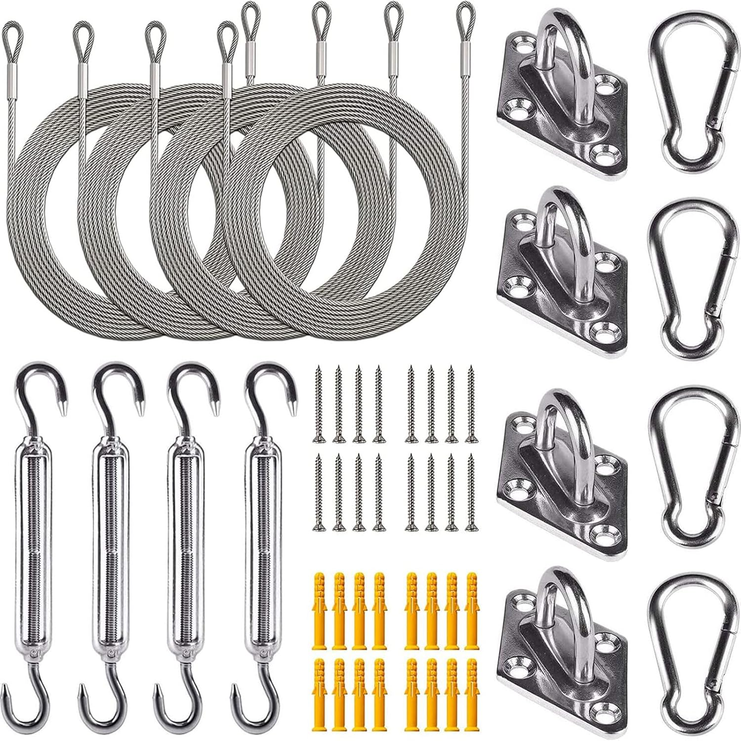 Sun Shade Sail Canopy, with Hardware Kits,95% UV Blockage Waterproof, Patio Shade Cloth Outdoor Cover - for Garden, Pergola, Backyard,Swimming Pool (5 * 7M, Rectangular)