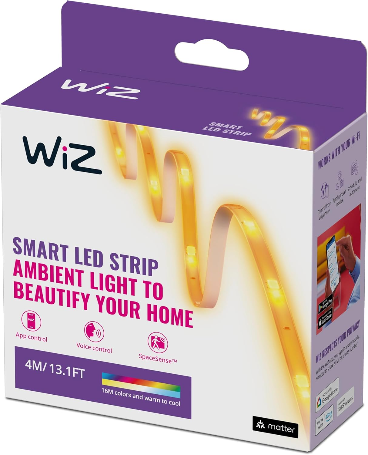 Wiz Colour 4M Ambiance Smart LED Lightstrip