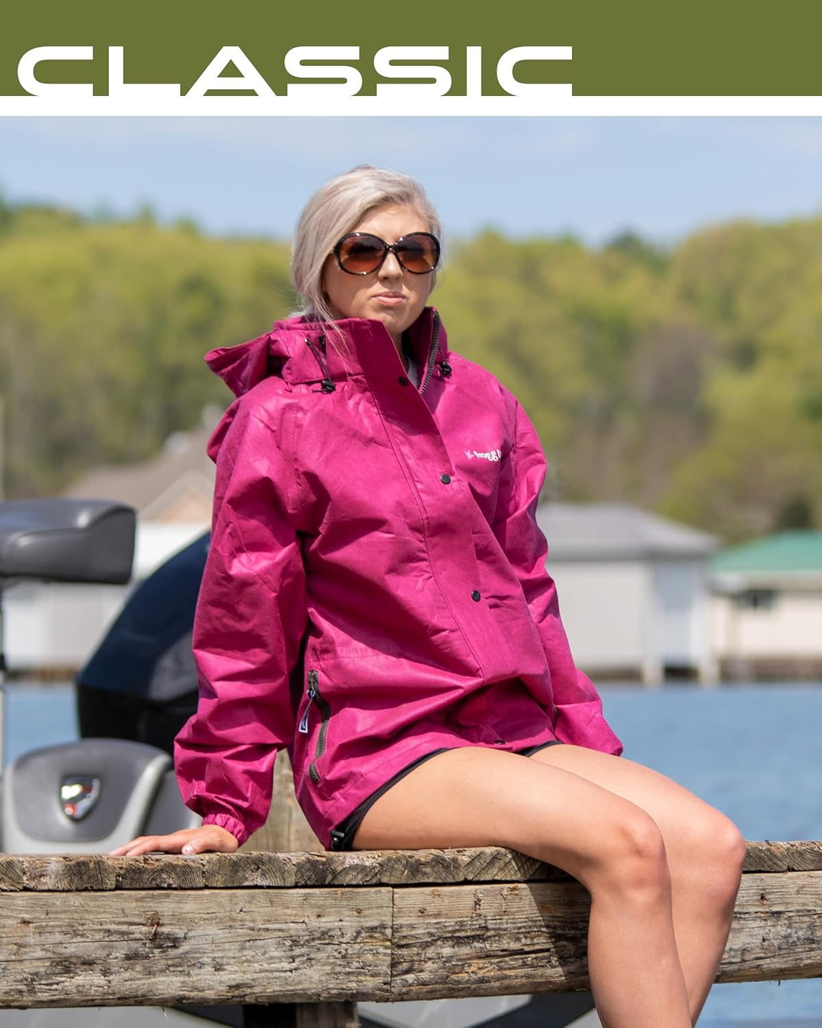 FROGG TOGGS Women'S Classic All-Purpose Waterproof Breathable Rain Suit image number 7