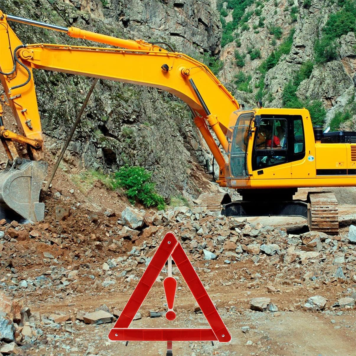 Foldable Auto Warning Sign Triangle Road Safety Warning Triangle for Car Emergency Reflective Car Safety Sign for Roadside Breakdown in Australia image number 2