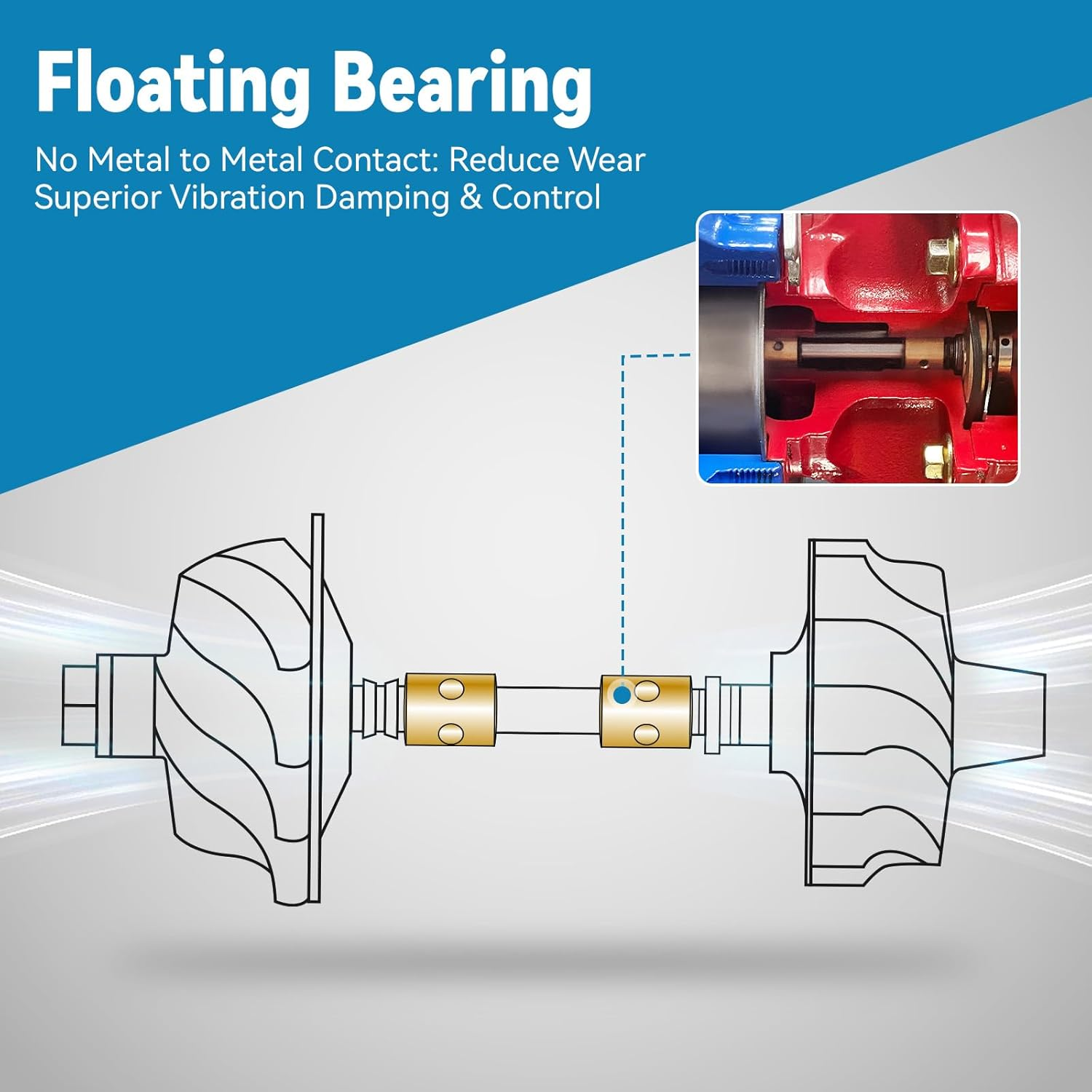 Maxpeedingrods Turbocharger Turbo for Toyota Land Cruiser Prado KJD120 KJD150 1KD-FTV Engine 3.0L 2005-2015