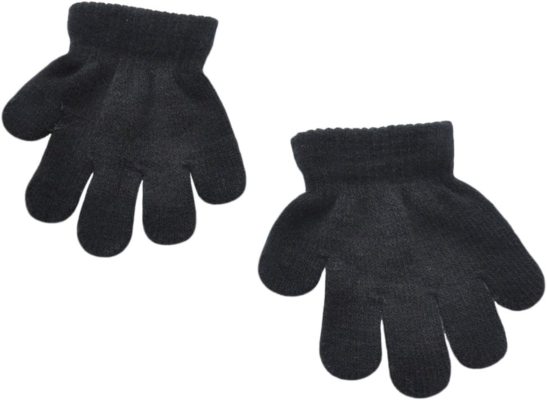 Baix Toddler Boys and Girls Winter Knitted Writing Gloves, 1-3 Years Old