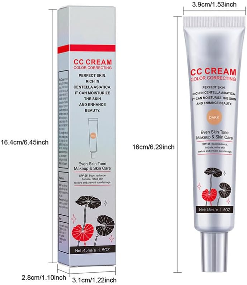 Depehelp Satin Skin Cc Cream, Color Correcting Pre - Makeup Foundation, Invisible Pore, Even Skin Tone, Moisturizing Matte Foundation for All Flesh (2Pcs) image number 1