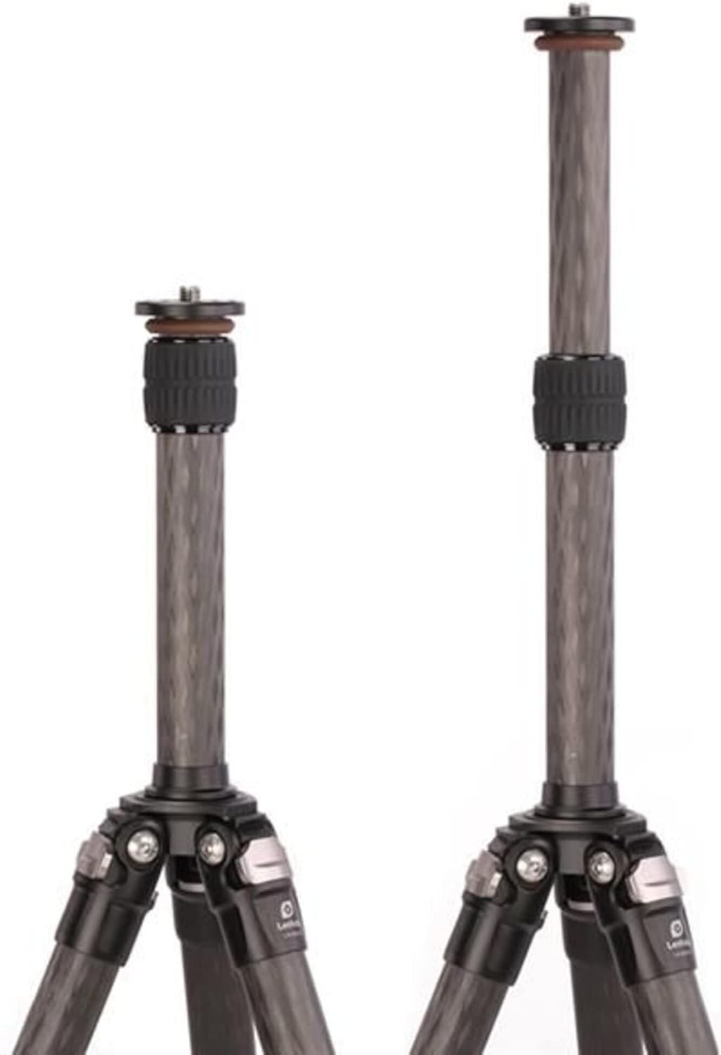 Leofoto LS-325C+LH-40 Travel Tripod Kit LH-40 Carbon Fiber CF 5 Section & 40Mm Low Profile Ball Head image number 2