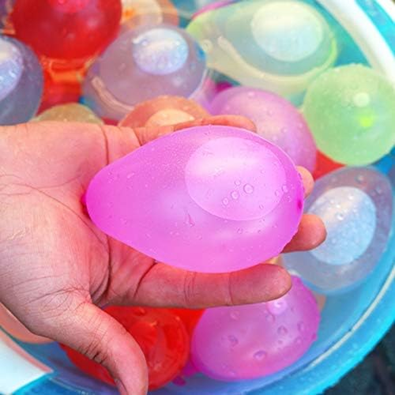200 Water Balloons Multicolour Biodegradable Latex Bombs for Summer Garden Fight Games, Splash Fun for Kids & Adults image number 5
