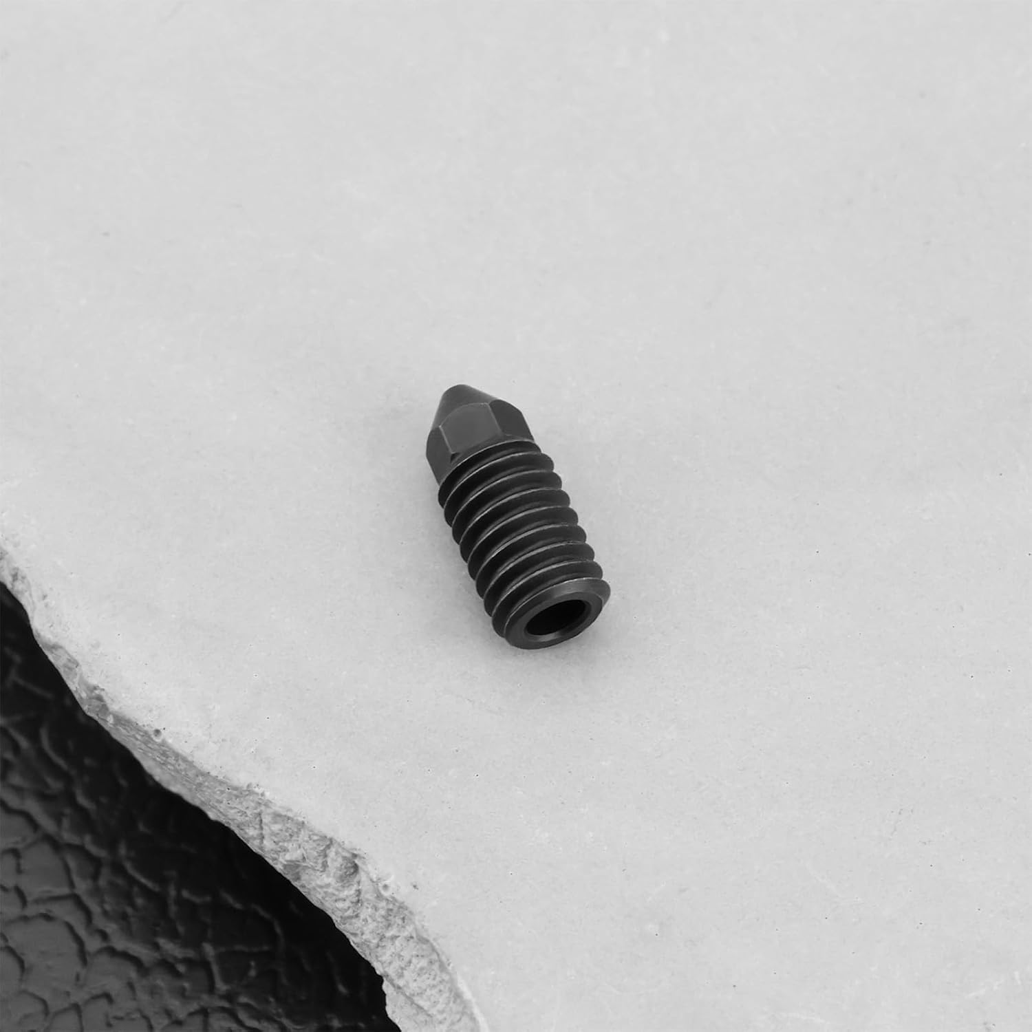 Ecsing 5Pcs 0.4Mm 3D Printer Nozzles 9X3Mm Hardened Extruder Hardened Steel Nozzles Compatible with Bambu Lab A1/A1 Mini 3D Printer Black image number 4