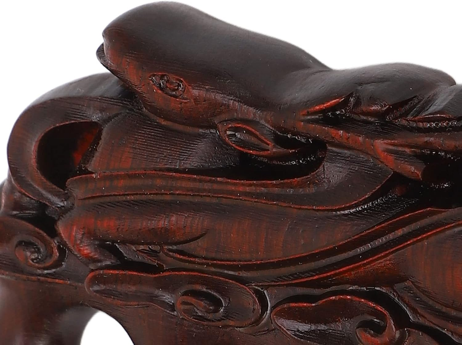 Meridians Comb Static 5 Teeth Head Scalp Wood Massage Comb image number 4