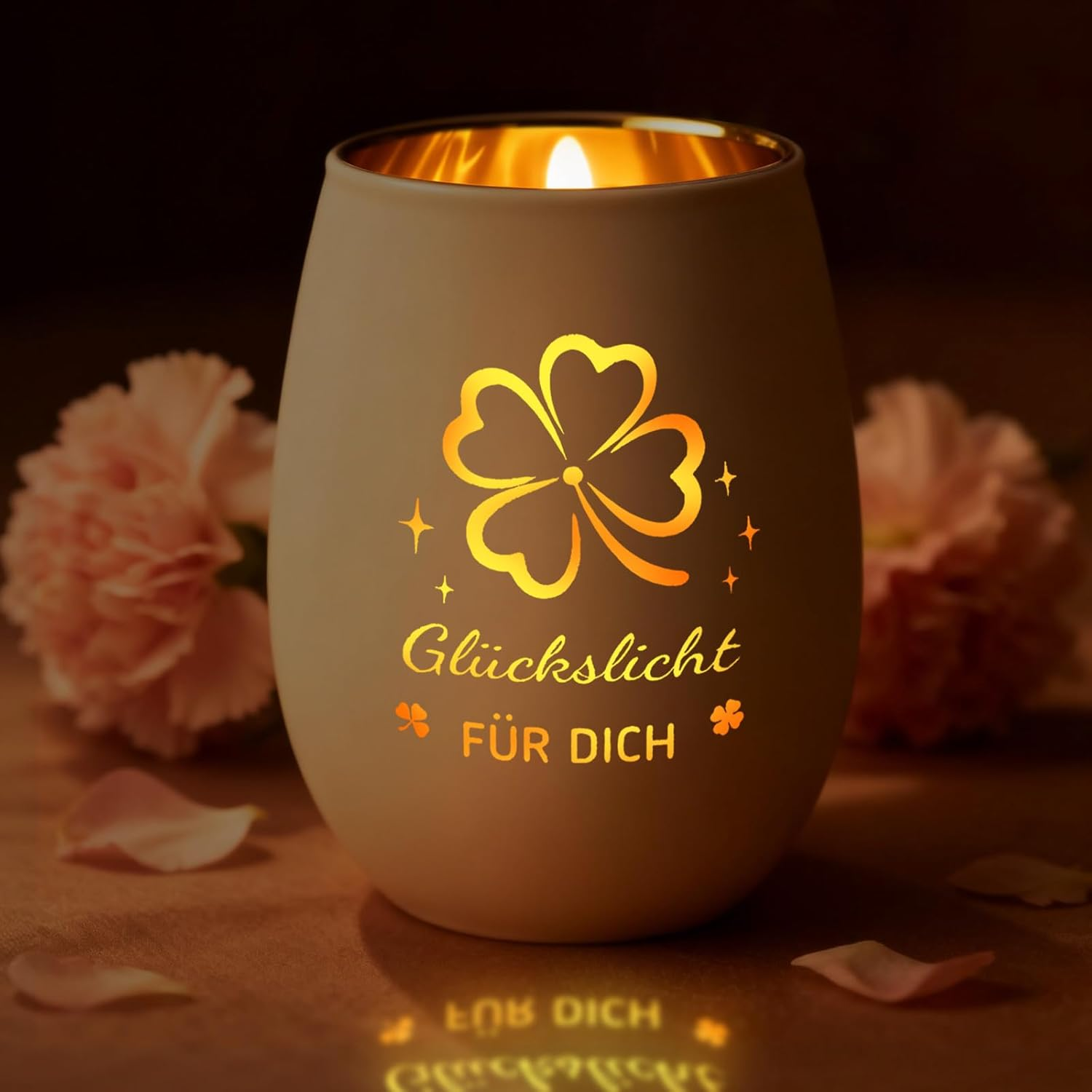 Lucky Light Lantern Gifts for Women, High-Quality Engraved Tea Light Holder, Gift Ideas for Women, Birthday, Valentine'S Day