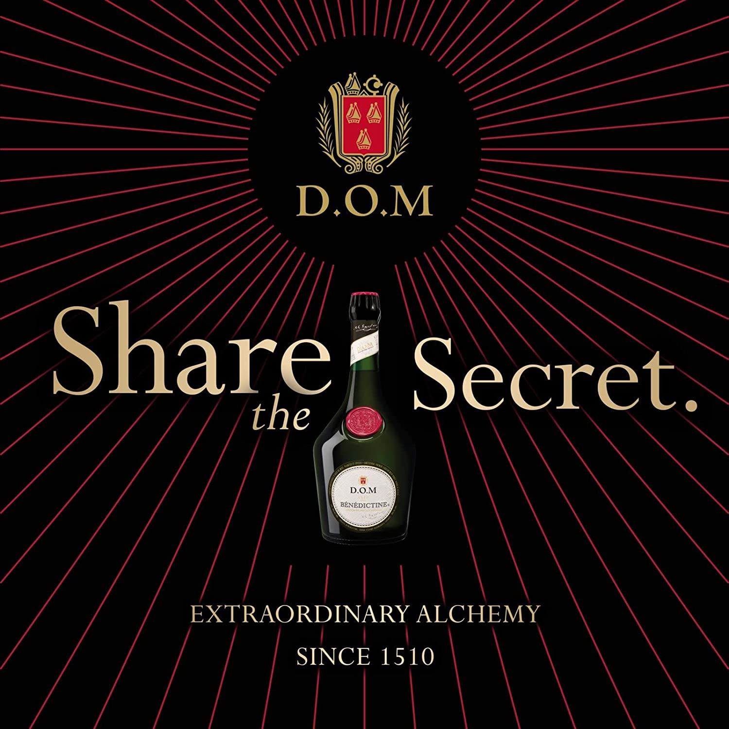 B&eacute;n&eacute;dictine D.O.M. French Liqueur, 40% ABV, 70Cl / 700Ml, Made from a Secret Recipe of 27 Traditional Roots, Herbs & Spices, Notes of Light Honey, Citrus & Soft Almond image number 6