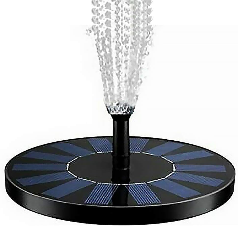 Solar Fountain Pump,Solar Bird Bath Fountain Pump with 4 Nozzle, Floating Solar Powered Water Fountain Pump for Bird Bath, Garden, Pond, Pool, Outdoor, Aquarium image number 2