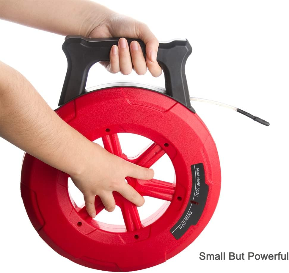 Pipe Blockage Detector, Water Pipe Locator Underground Diagnostic-Tool Wall Scanner Pipeline Blocking Clogging Scanner Plumbers Instrument for Metal PVC Water Pipes, 20M image number 5