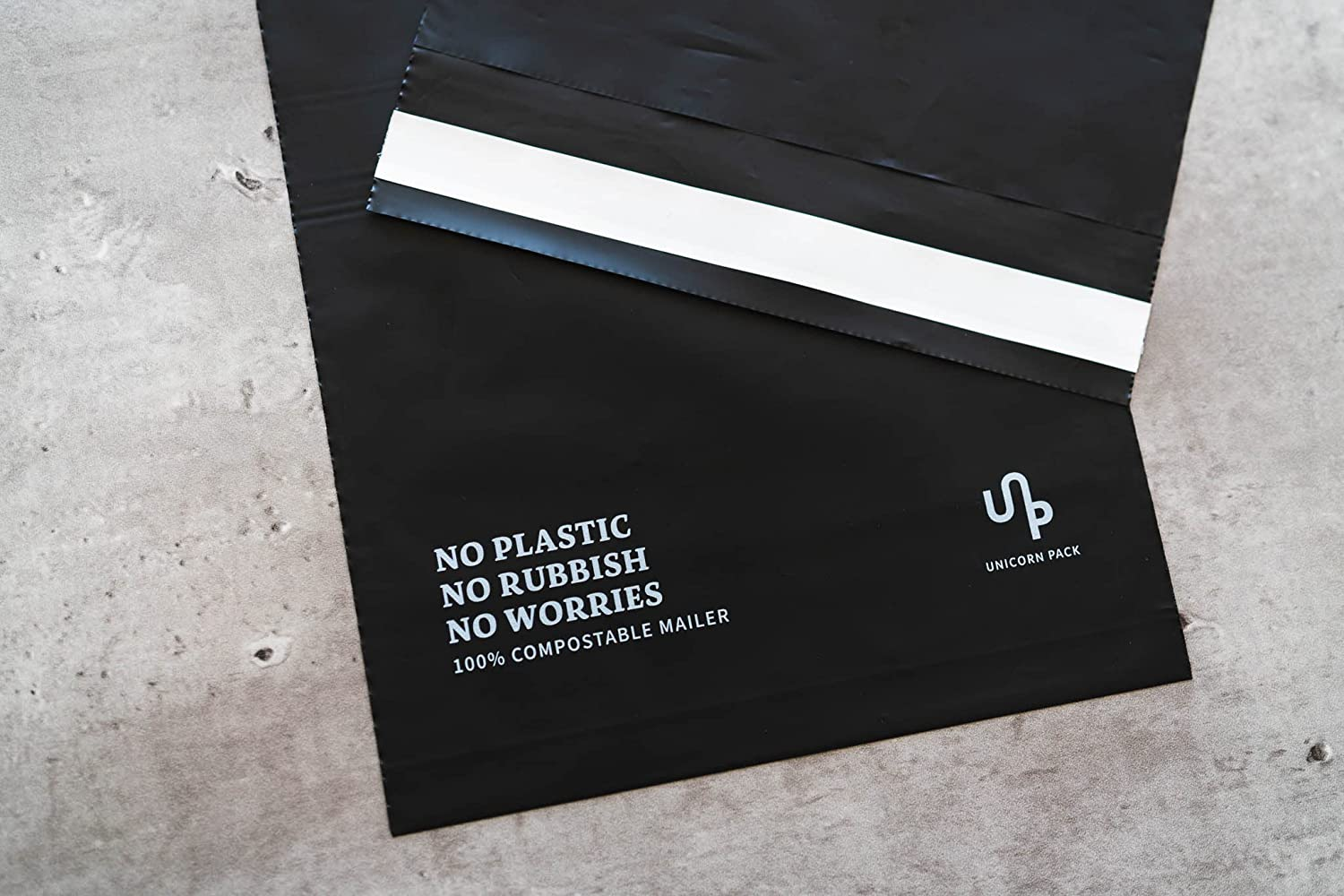 100% Compostable Mailer Biodegradable Satchel Post Packaging Black XS,S,M,L 100PP (Medium 31*39.5CM) image number 3