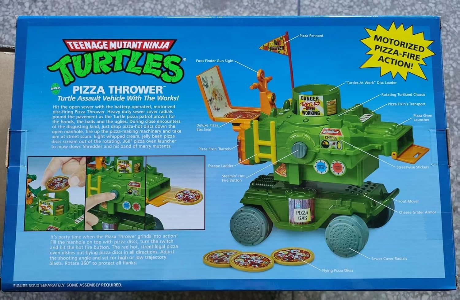 TMNT Classic Pizza Thrower Vehicle image number 5