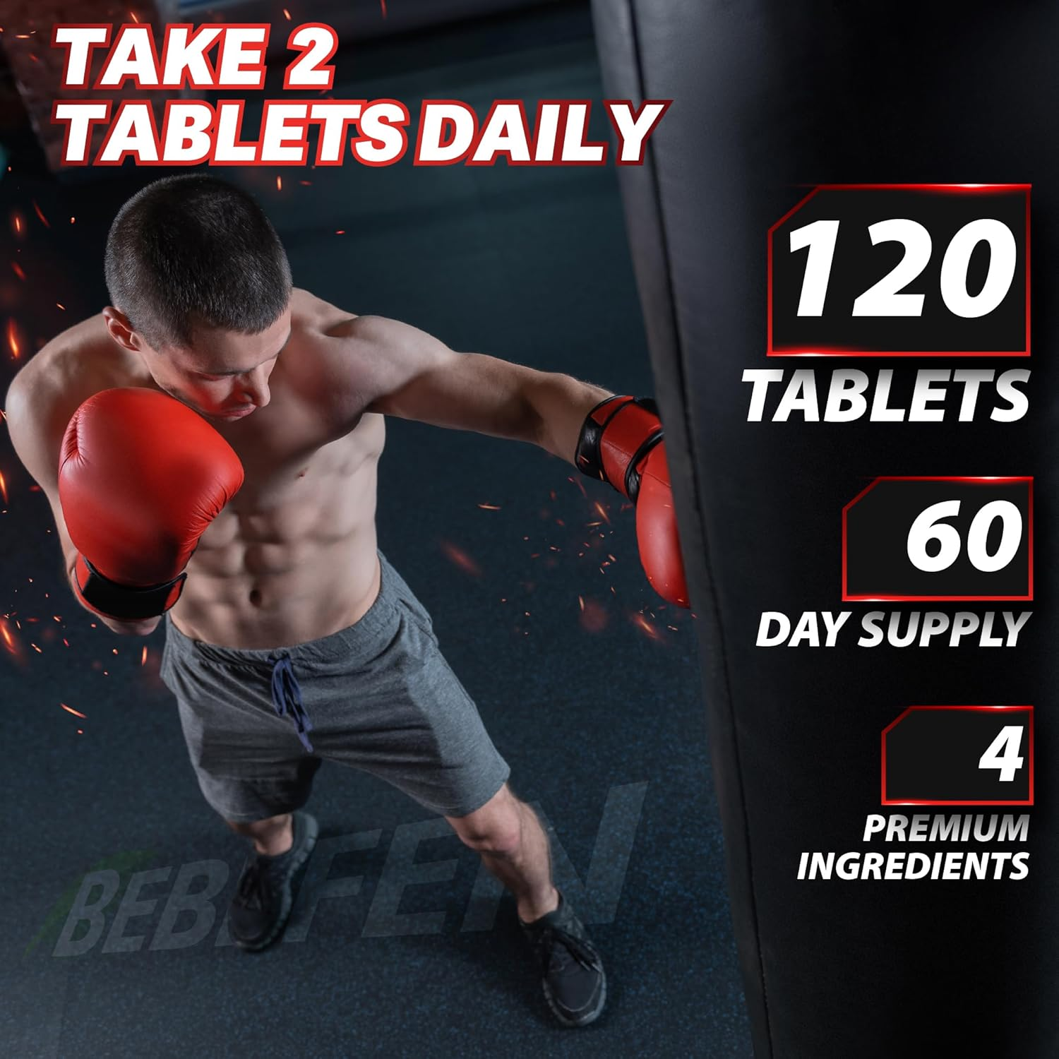 Calcium 1200 Mg with 5000 IU Vitamin D3, 100Mcg Vitamin K2, 1000Mcg Vitamin B12-120 Tablets image number 6