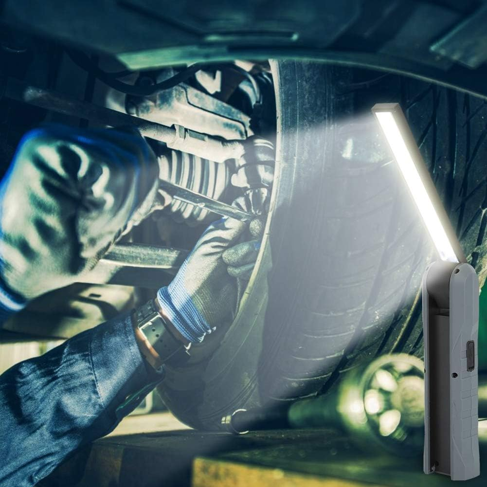 Work Light, Multifunctional COB LED 270 Degree Folding Work Light Inspection Lamp USB Charging for Repairing, Camping, Outdoors image number 2