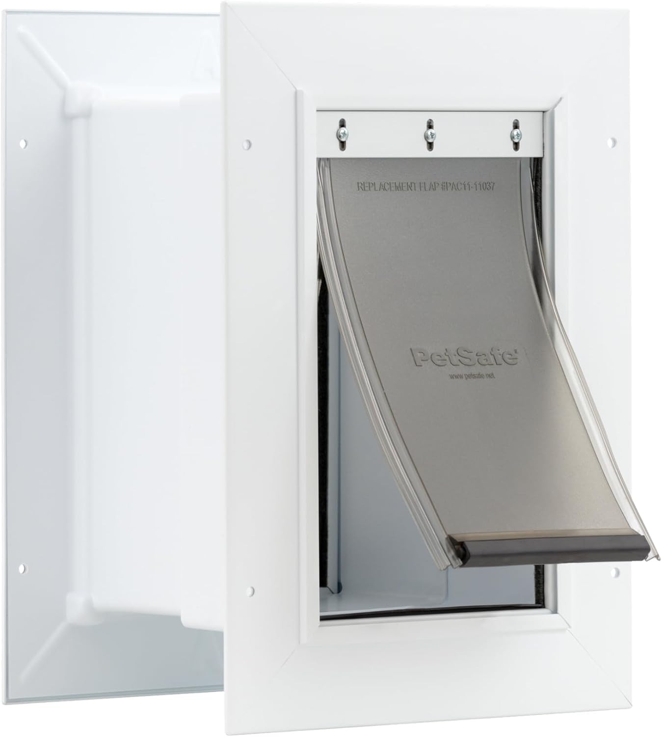 Petsafe Never Rust Wall Entry Pet Door - Telescoping Frame - Insulates Better than Metal Doors, Energy Efficient Cat & Dog Door - Interior & Exterior Walls, Weatherproof, Easy to Install & Clean - S