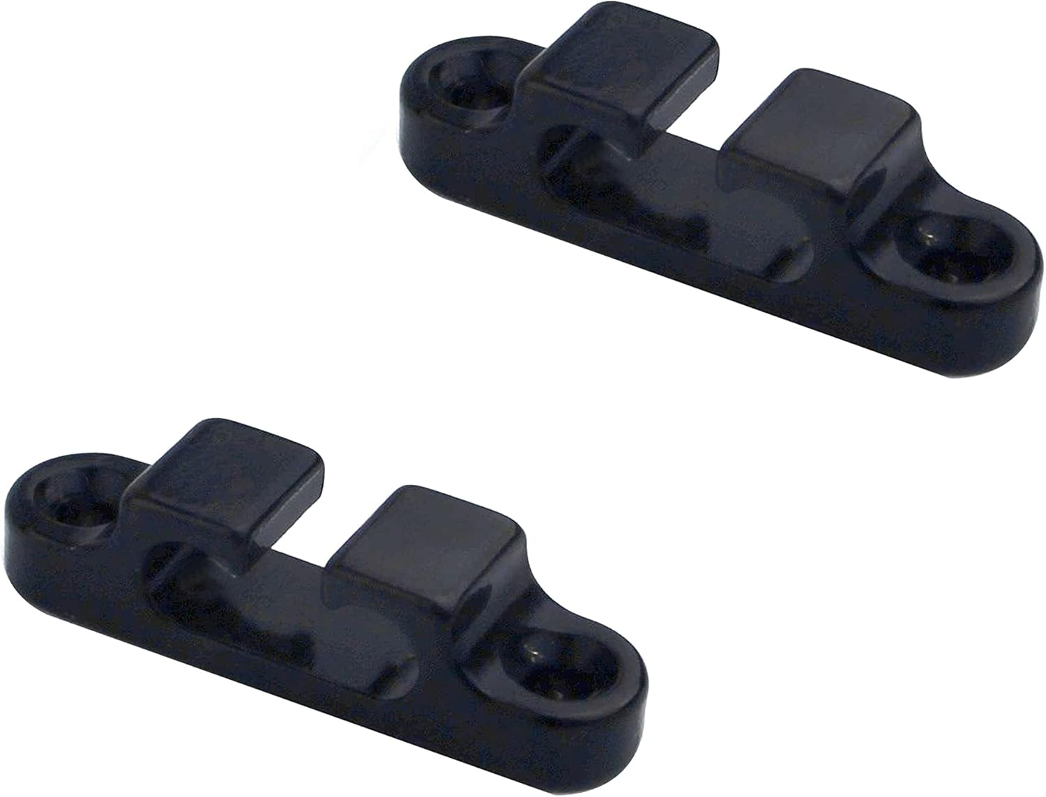 Guyker 2Pcs 2-String Retainer/String Guide for Electric Bass Head Retainer String Tree String Buckle Guide Groove Bass String SR4, Chrome