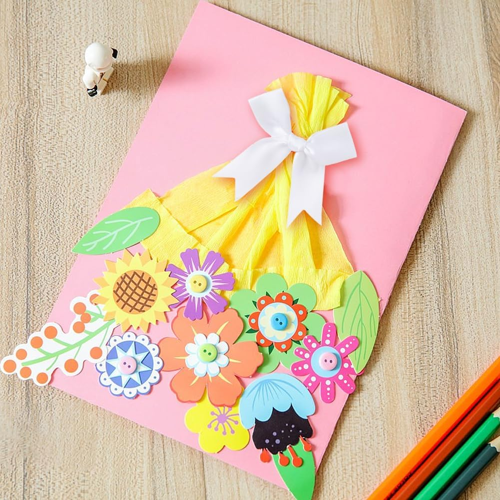 Geli Satin Ribbon Bows, Satin Bows for Gift Wrapping Tied Ribbon Bow, Bakery Candy Bags and Package Decorating Ribbon Bow for Weddings,Birthdays,Christmas,Craft,Gift Packaging (White) - Gold image number 2