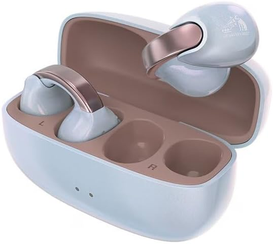 JVC Kenwood Victor HA-NP1T-AN Wireless Earbuds, Bluetooth Ver.5.3, Open-Ear, Ear Cuff, App-Compatible, Multi-Point, Total 24 Hours Playtime, Microphone Included, Small, Lightweight, Waterproof, Sound image number 2