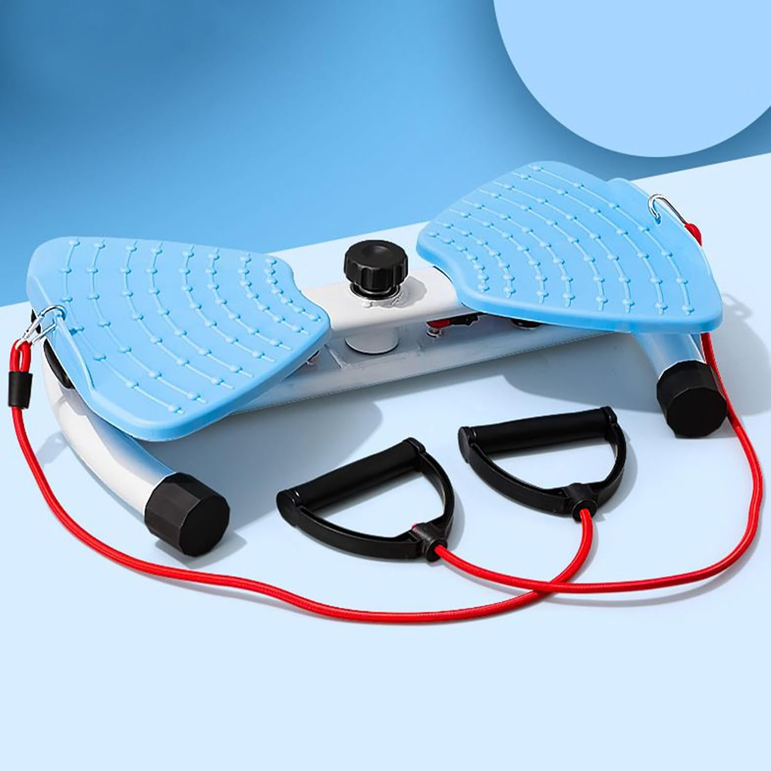 Nexusectar Twist Trainer, Abdominal Strength Training Device - Quiet Rotating Board with Resistance Bands for Fitness Workout at Home and in the Home - Pink image number 7