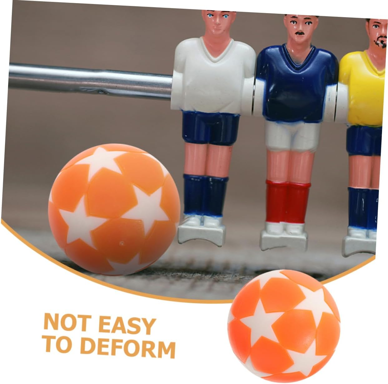 BRIGHTFUFU 15Pcs Mini Foosball Balls Table Foosball Soccer Replacement Footballs Tabletop Game Balls image number 3