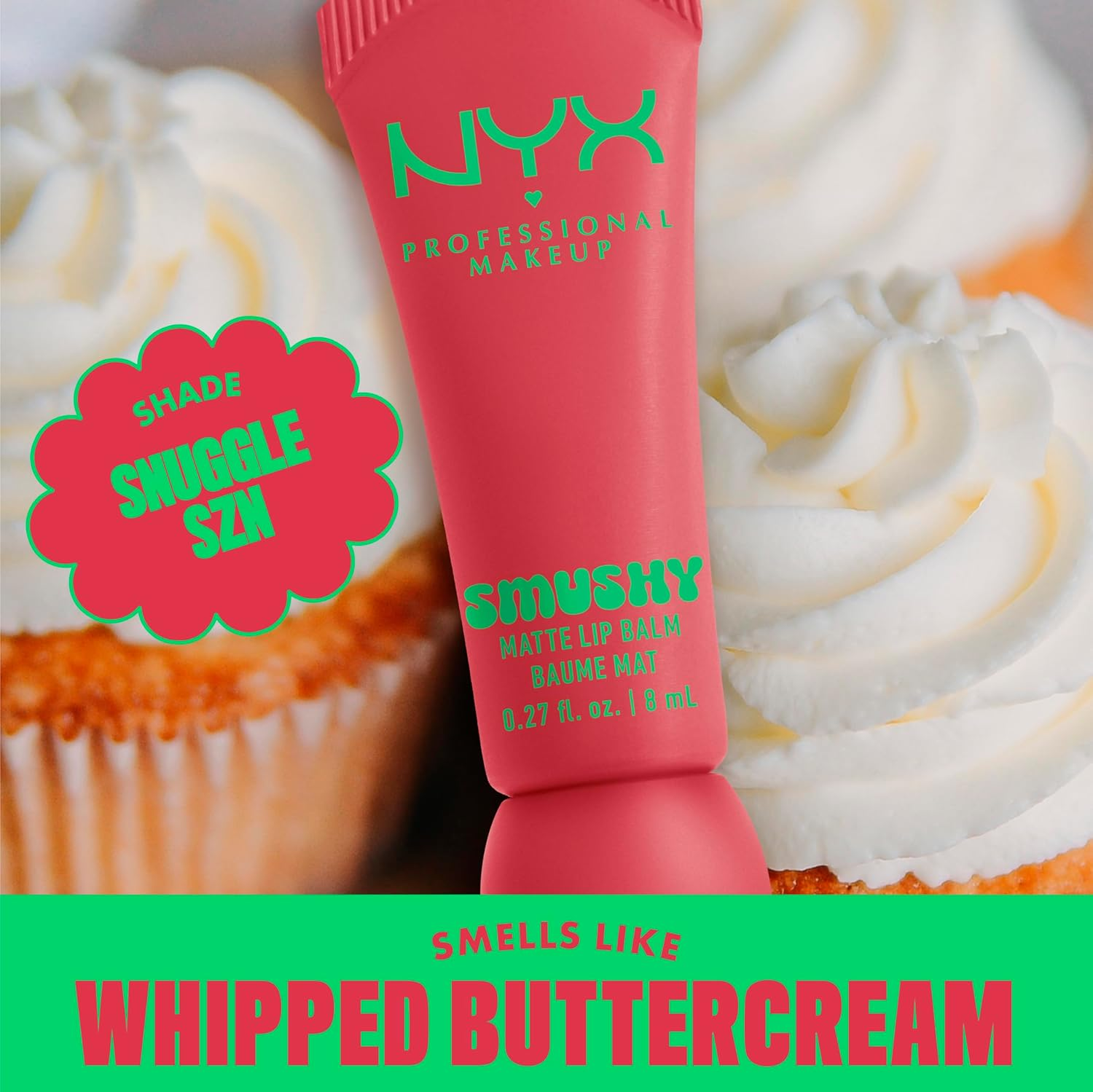 NYX Professional Makeup Smushy Matte Lip Balm, 8 Ml, Snuggle SZN image number 3