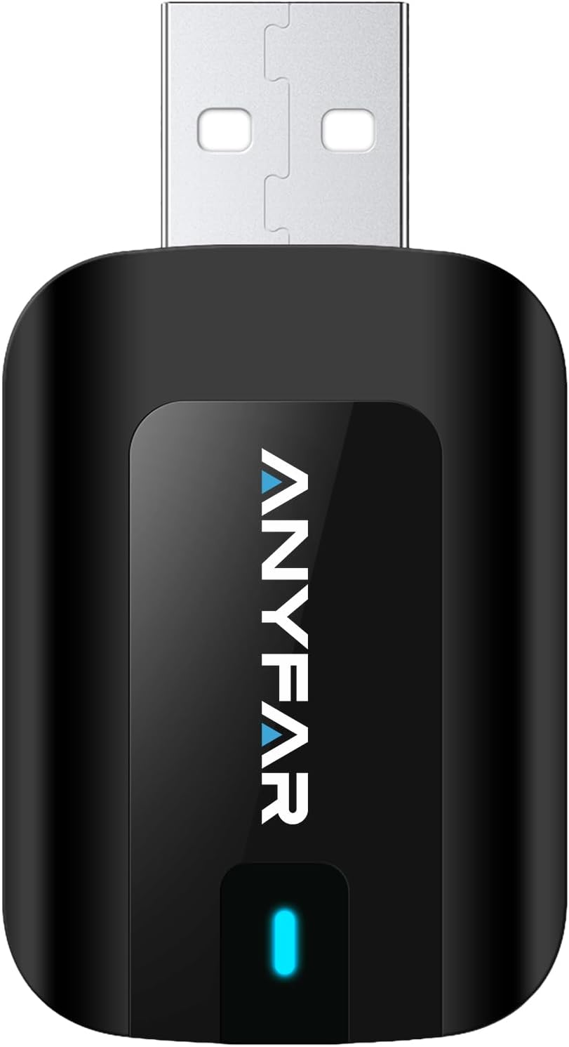 ANYFAR C5 2 in 1 Wireless Carplay & Andriod Auto Adapter, Converts Vehicle Original Wired Feature to Wireless, for Iphone & Android Phone, Mini Design Car Play Dongle, No Lag & Stable Connection image number 2