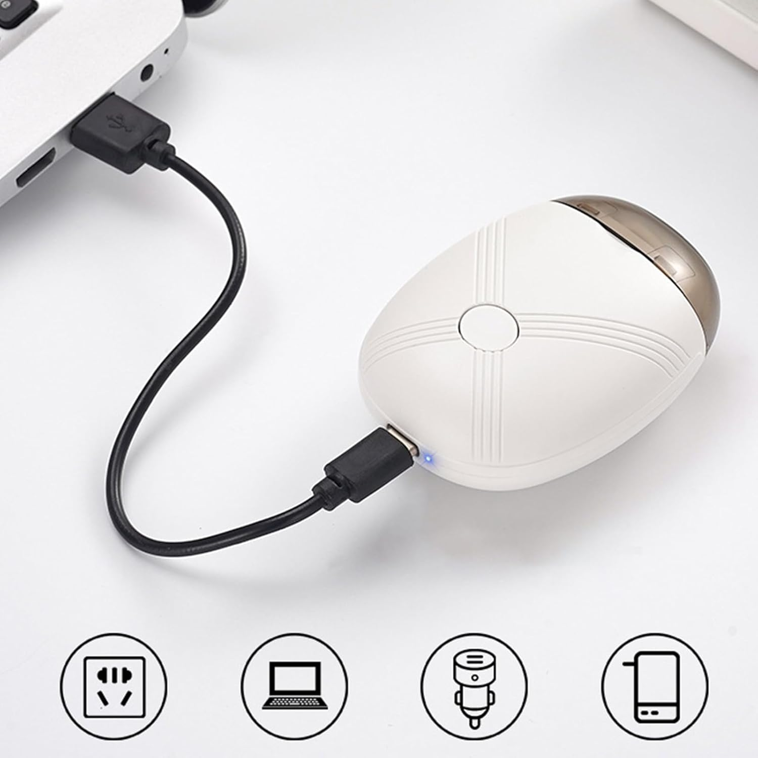 Electric Nail File,3-Speed Rechargeable Fingernail Polisher - with Light Automatic Electric Nail Filer for Adults - for Adult Kids Children Manicure Pedicure Toenails Home Salon Christmas image number 5