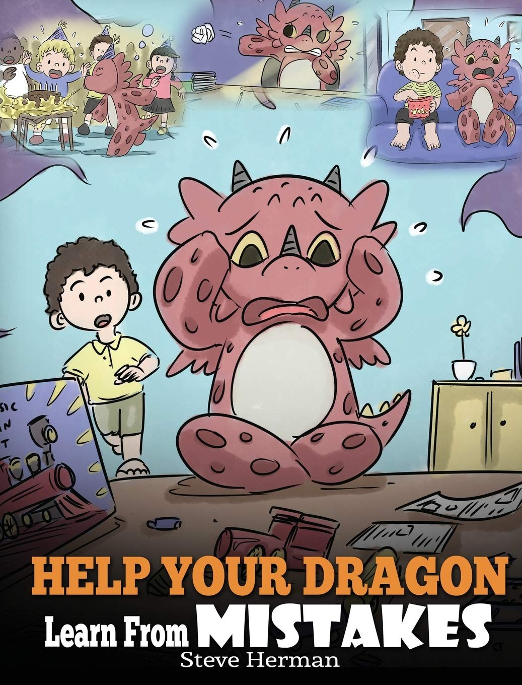 Help Your Dragon Learn from Mistakes: Teach Your Dragon It&rsquo;S OK to Make Mistakes. a Cute Children Story to Teach Kids about Perfectionism and How to Accept Failures.: 26 image number 1