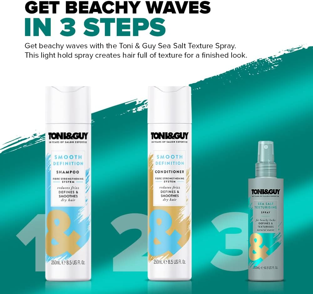 Toni&Guy Salt Spray, Casual Sea, 6.8 Oz